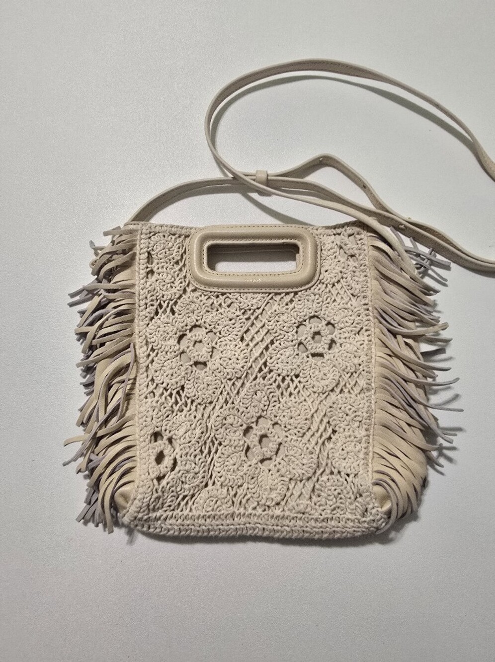 Maje Crochet Knit M Bag - Picture 2 of 16